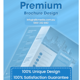 Professional A3 Double Side Brochure Design