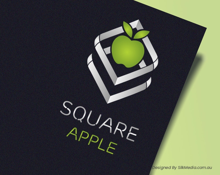 Square Apple Logo_designed by Silkmedia.com.au_01