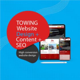 High Conversion Towing Website Design + Contents + SEO