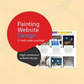 High Conversion Painting Website Design